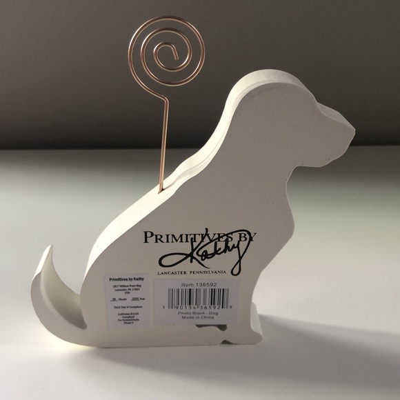 Rose colored Labrador photo holder - Picture 5 of 8